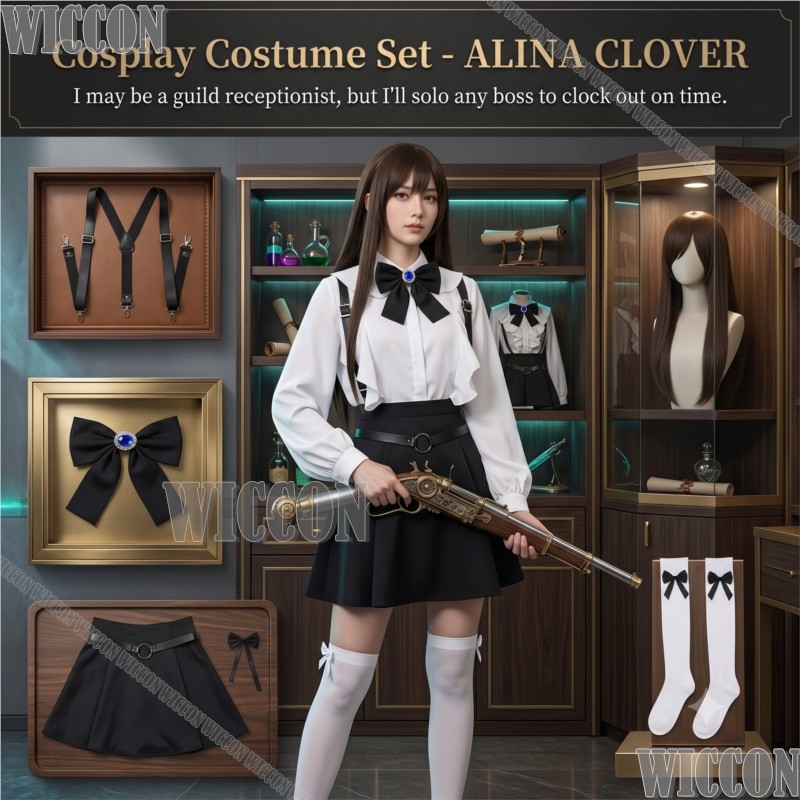 Cosplay Anime Solo - Ik ben misschien een guild-receptiebediende, maar