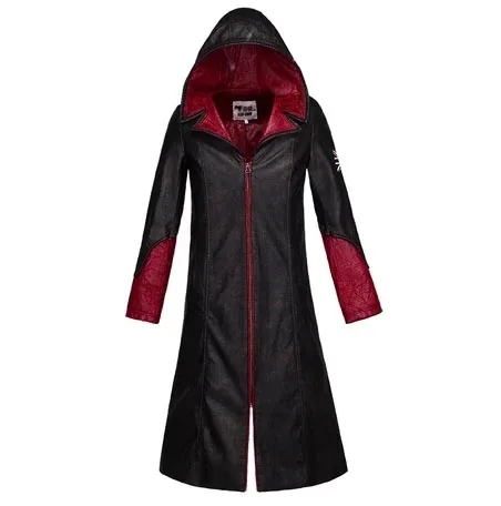 Fullmetal Alchemist Coat - Cosplay Kostuum Lederen Geul Lange Jas