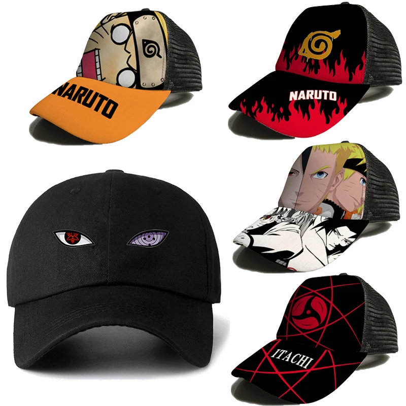 Naruto Headband Metal - Anime Naruto Baseballpet Zomer Strand Zonnehoed