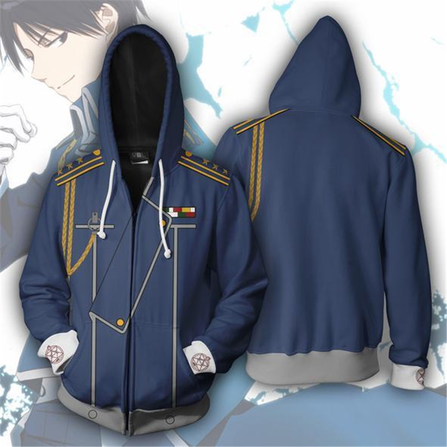 Fullmetal Alchemist Coat - Anime Cosplay Sweatshirts Trainingspakken Tops Kleding