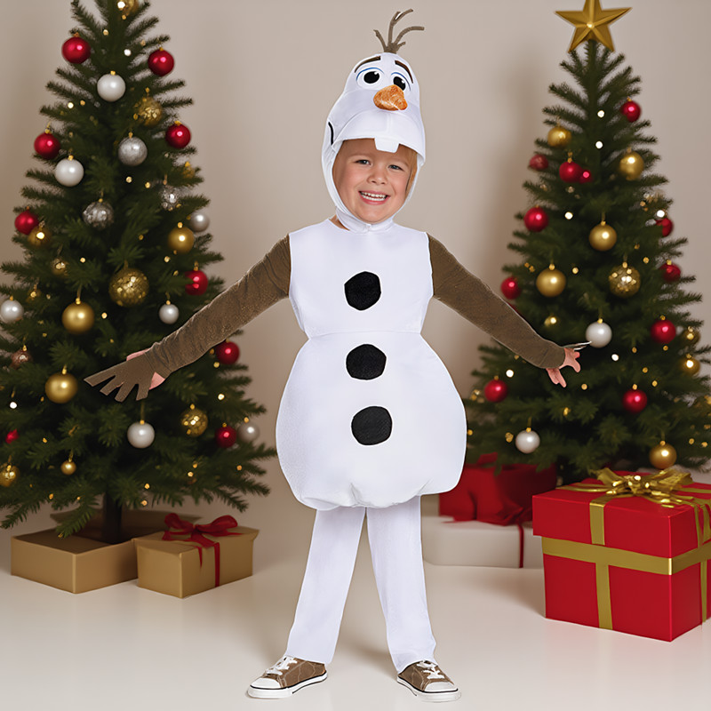Anime Cosplay Toddler - Nieuwjaar Olaf karakterkostuum voor kinderen peuter