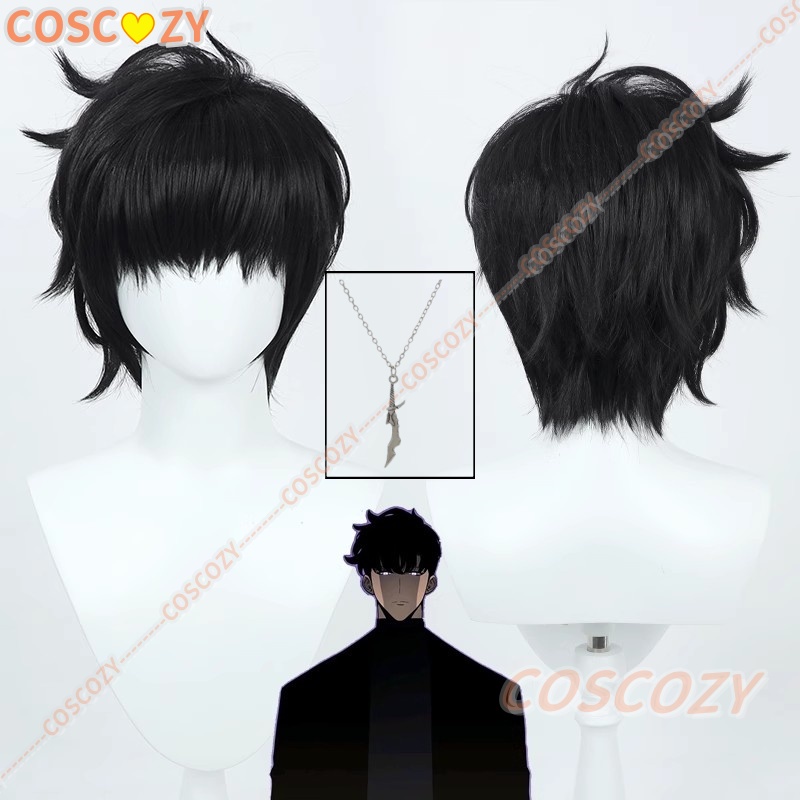 Cosplay Anime Solo - Sung Jinwoo Cosplay Pruik van Anime
