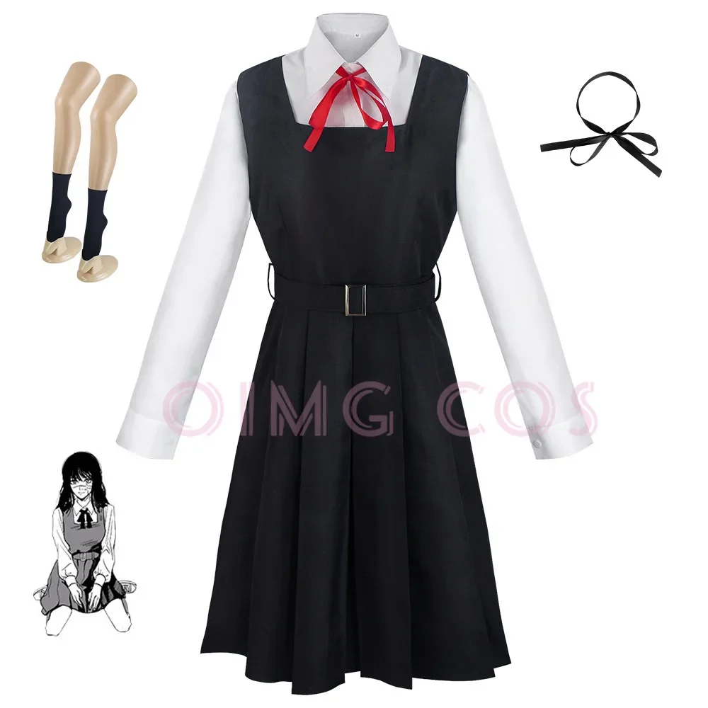 Anime Cosplay Chainsaw Man - Mitaka Asa Cosplay Kostuum Kettingzaag Man
