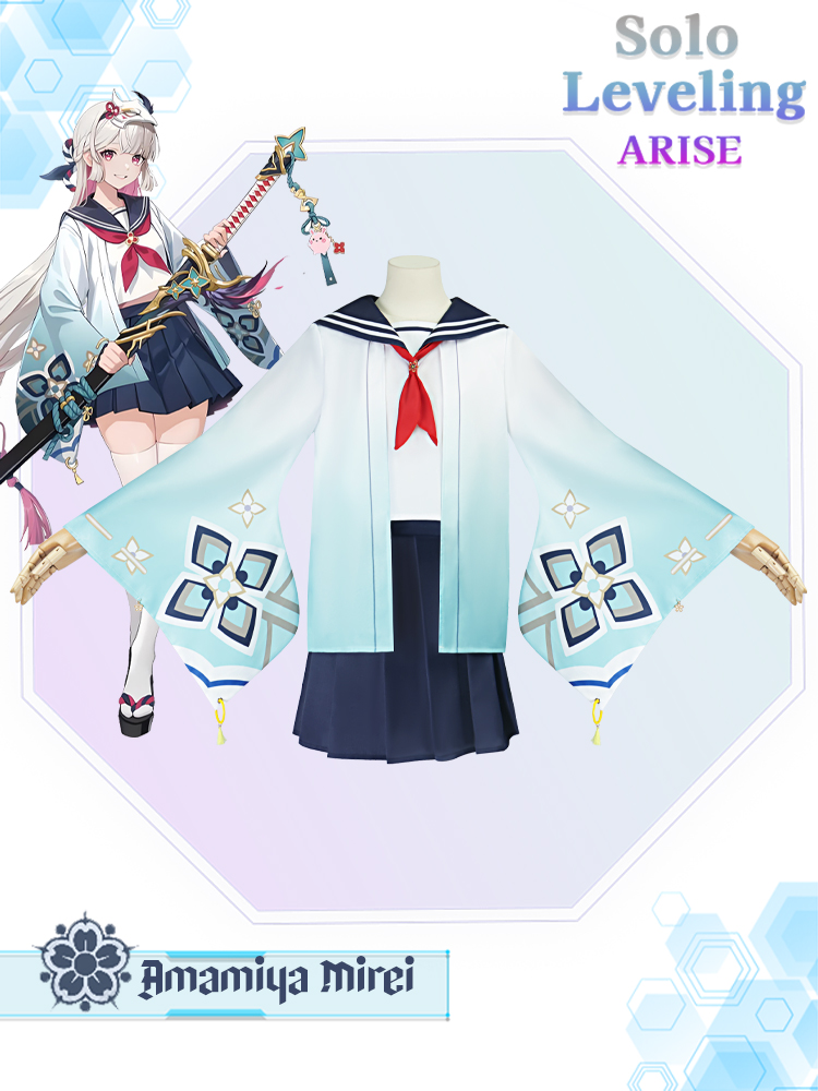 Cosplay Anime Solo - Amamiya Mirei Cosplay Kostuum Solo Leveling