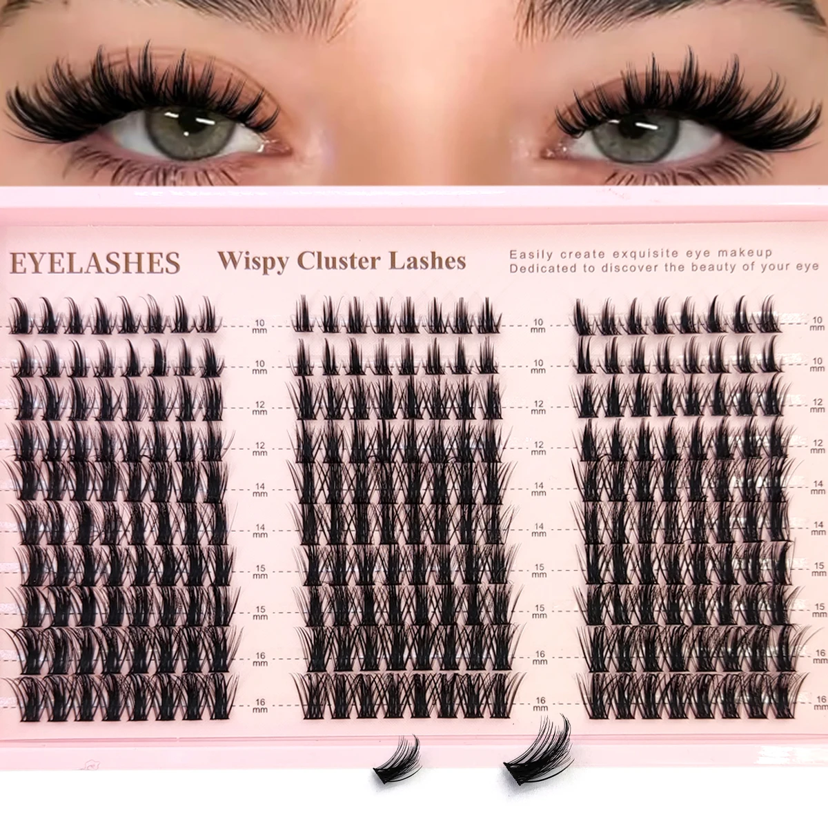 Anime Cosplay Lashes - AMSDCN Manga Lash Clusters Pluizige Feeërieke