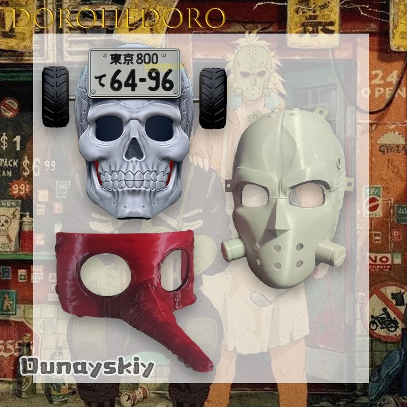 Panda Rich Cos*Dorohedoro Mask - Anime Cosplay With Mask recensie en prijs