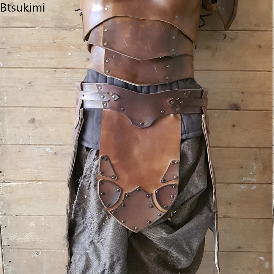 Middeleeuwse PU lederen retro  - Anime Cosplay Duo recensie en prijs