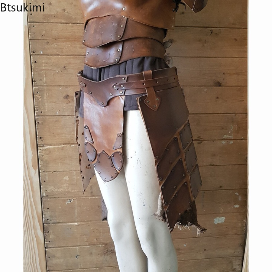 Middeleeuwse PU lederen retro  - Anime Cosplay Duo recensie en prijs