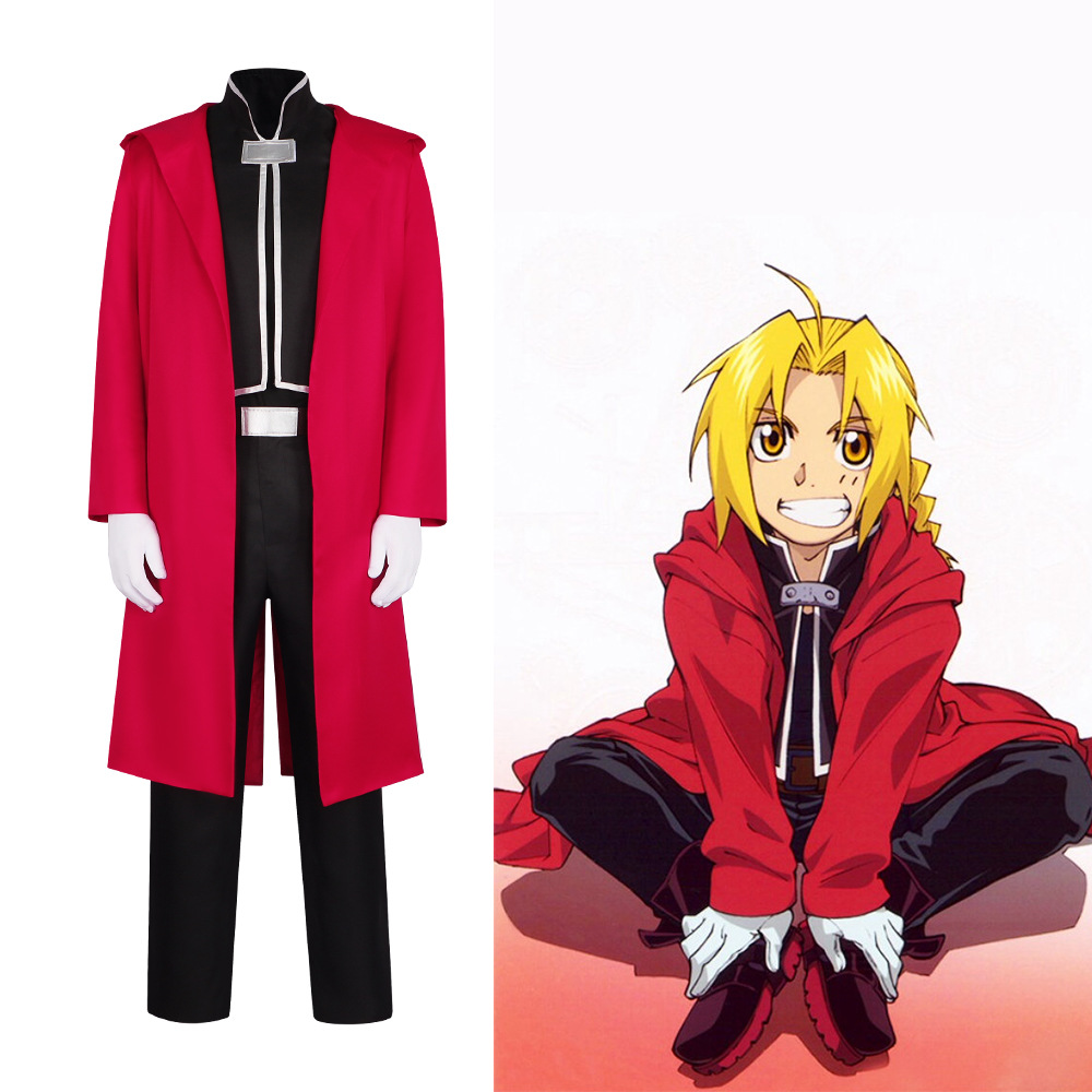 Fullmetal Edward Elric Cosplay - Fullmetal Alchemist Coat recensie en prijs
