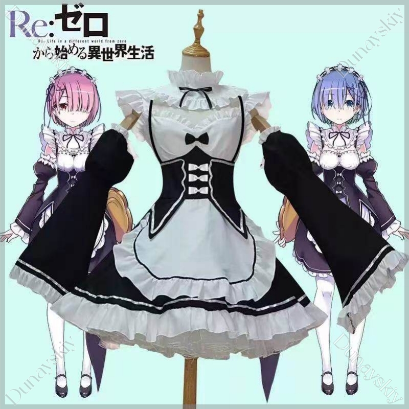 RE0 Rem Ram BJD Past op 100-17 - Anime Cosplay Rem recensie en prijs