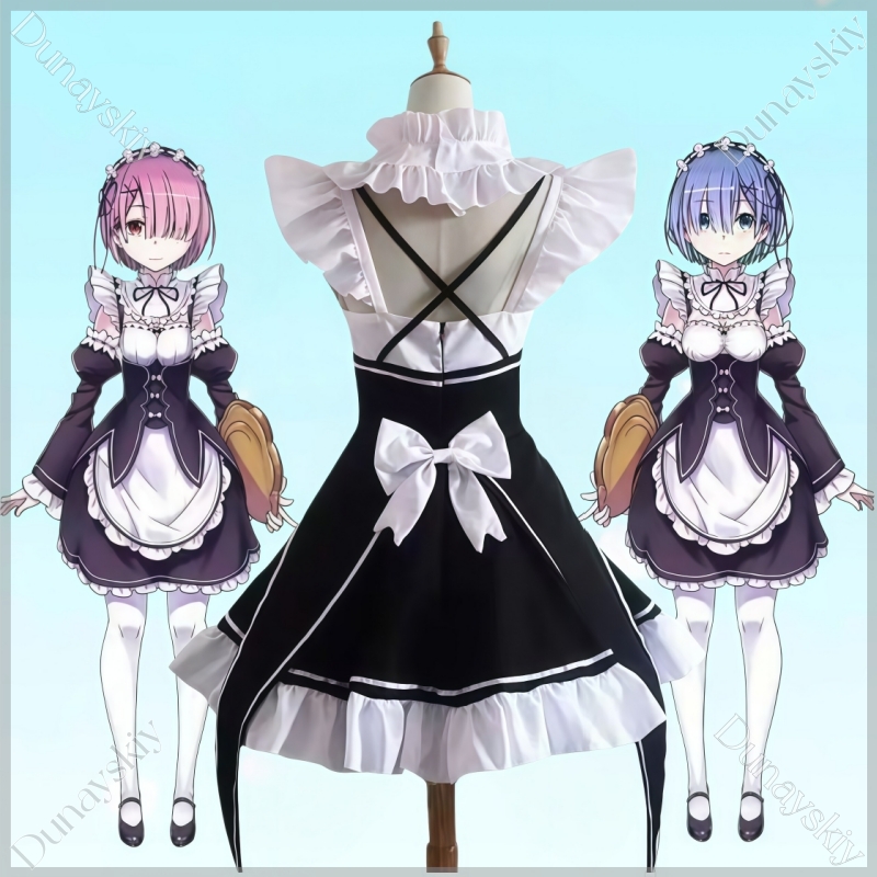 RE0 Rem Ram BJD Past op 100-17 - Anime Cosplay Rem recensie en prijs