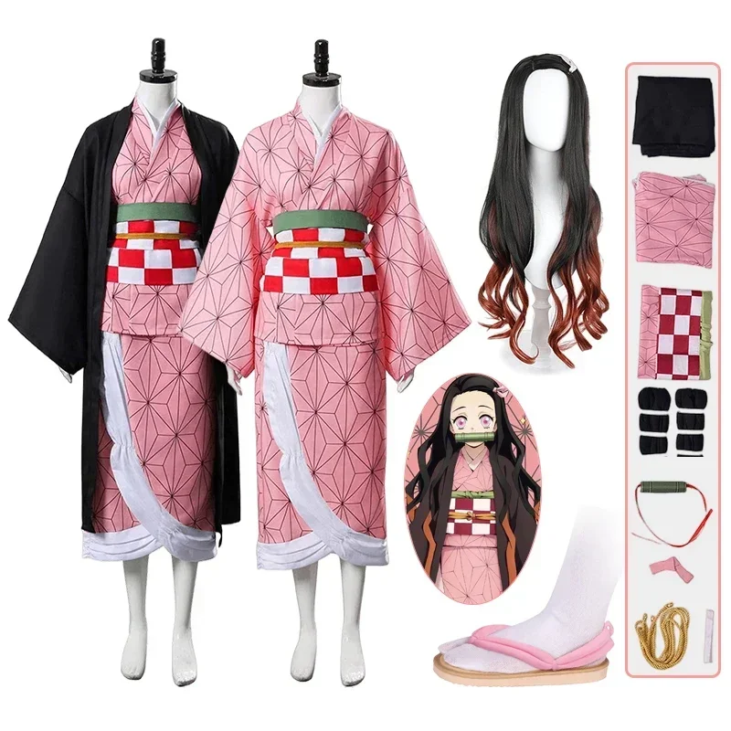 Anime Kamado Nezuko Cosplay Ko - Demon Slayer Haori recensie en prijs