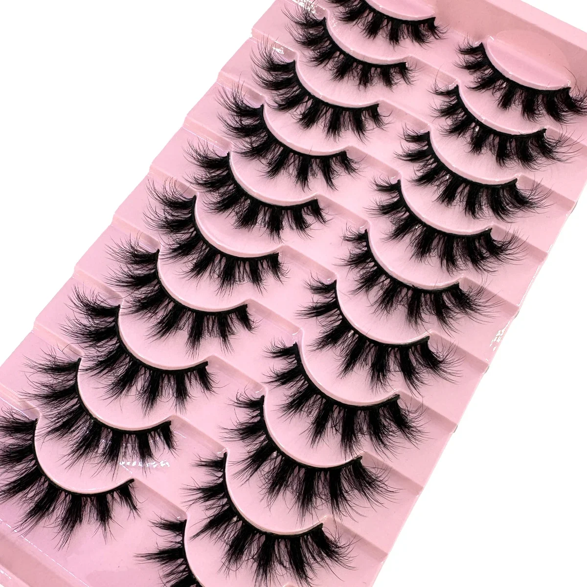 10 paar pluizige kunstmatige n - Anime Cosplay Lashes recensie en prijs