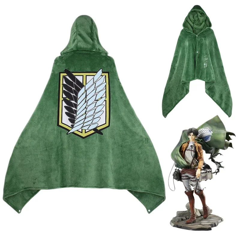 2026 Attack Titan Deken Flanel - Attack Titan Cloak recensie en prijs
