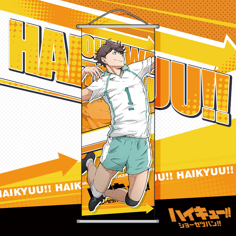 Haikyuu!! Wandrol Cartoon Tobi - Anime Cosplay Wallpaper recensie en prijs
