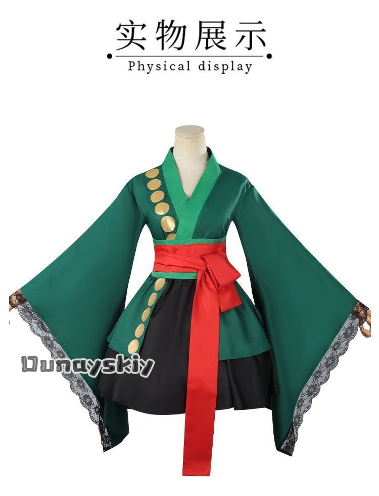 Anime Roronoa Zoro Cosplay Kos - Anime Zoro Cosplay Female recensie en prijs