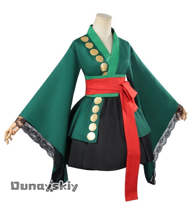 Anime Roronoa Zoro Cosplay Kos - Anime Zoro Cosplay Female recensie en prijs