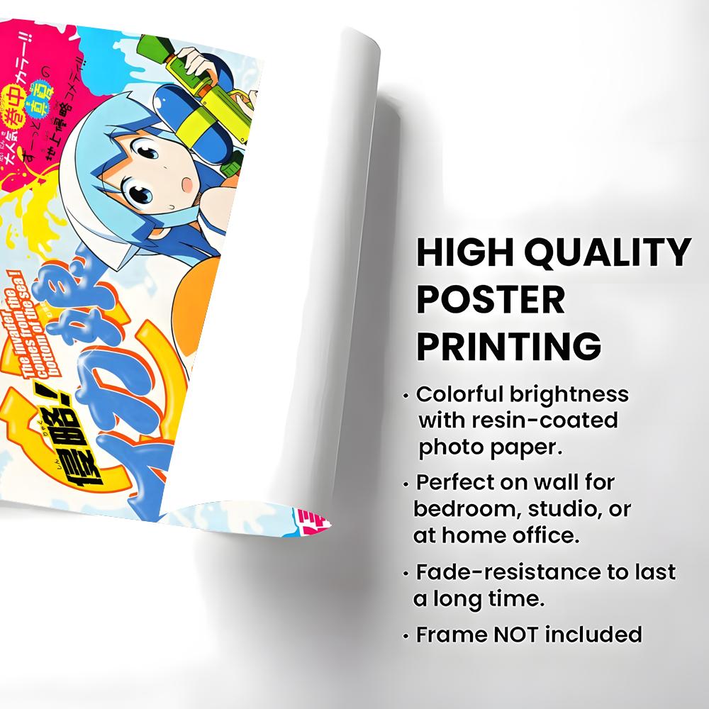Anime Squid Girl Poster High-d - Anime Cosplay Wallpaper recensie en prijs