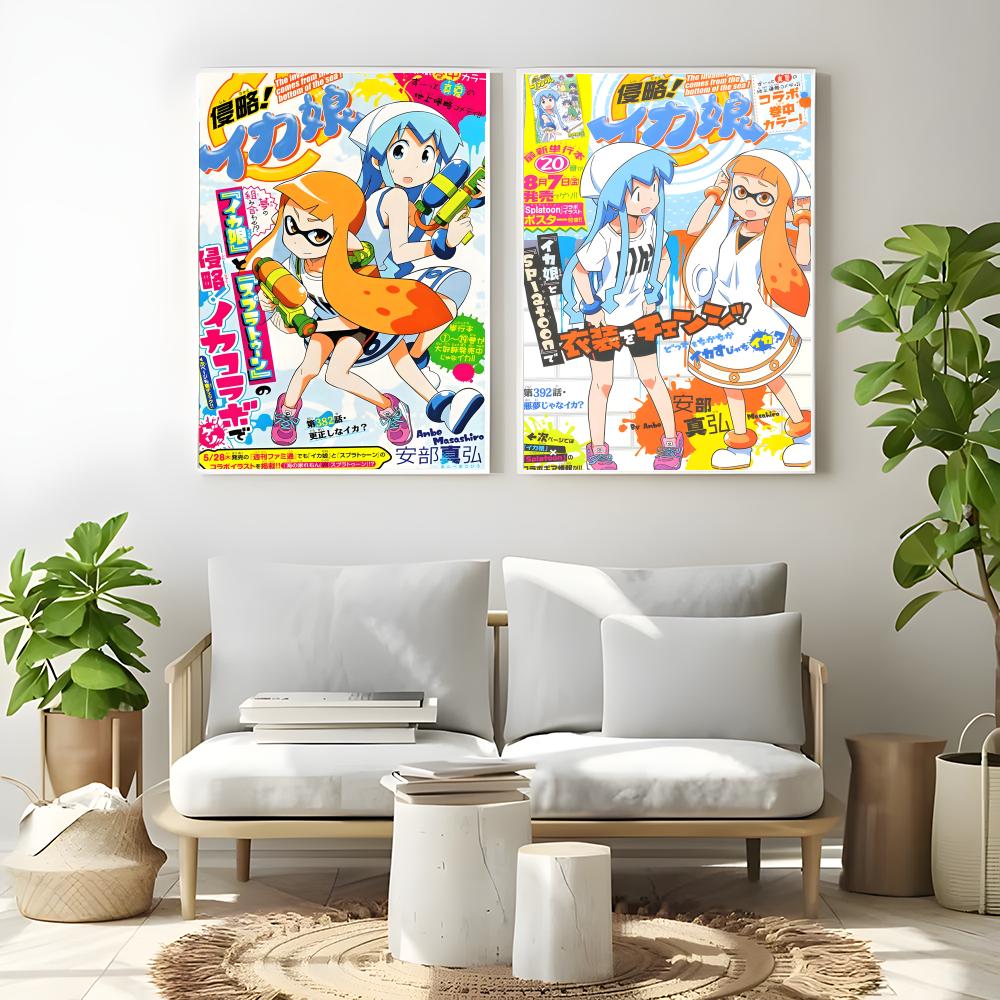 Anime Squid Girl Poster High-d - Anime Cosplay Wallpaper recensie en prijs