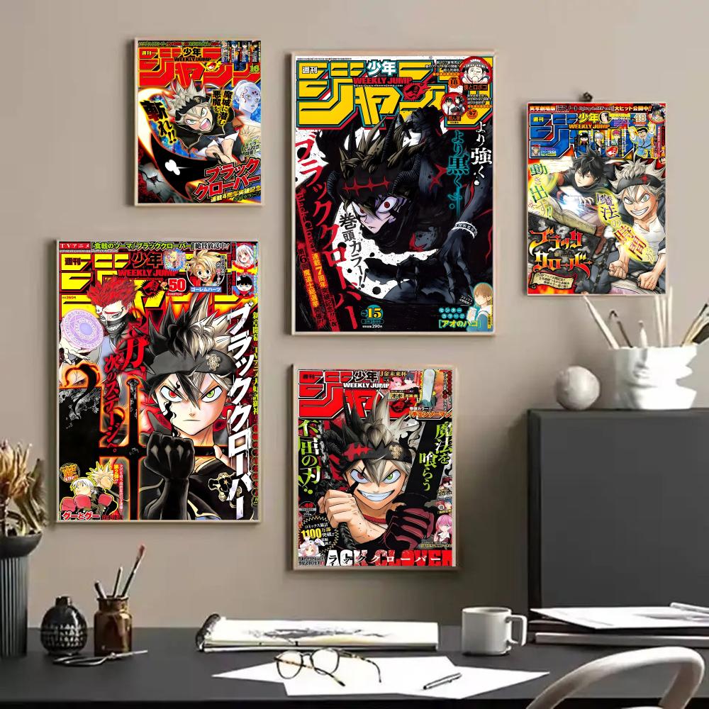 B-Black Clover Anime Poster St - Anime Cosplay Wallpaper recensie en prijs
