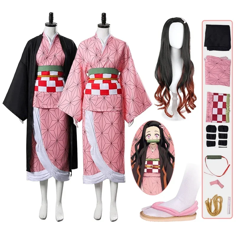 Anime Kamado Nezuko Cosplay Ko - Demon Slayer Haori recensie en prijs