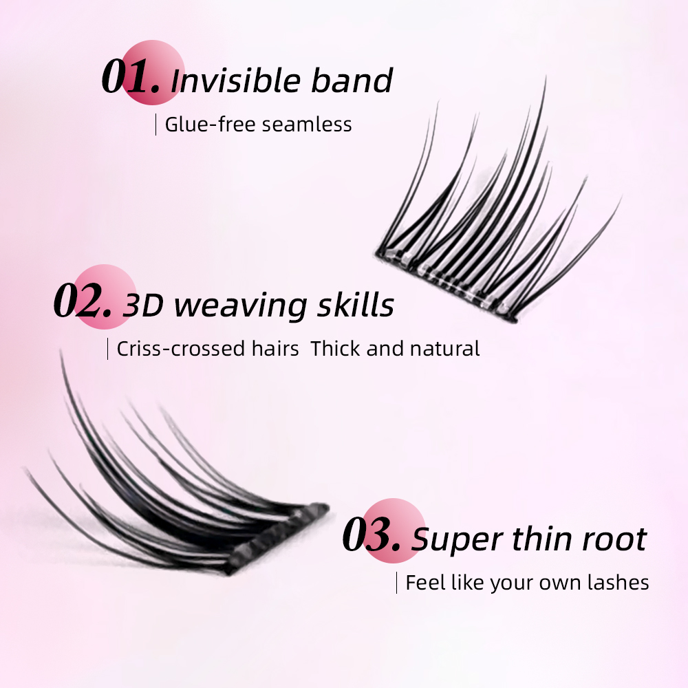 Yelix DIY zelfklevende cluster - Anime Cosplay Lashes recensie en prijs