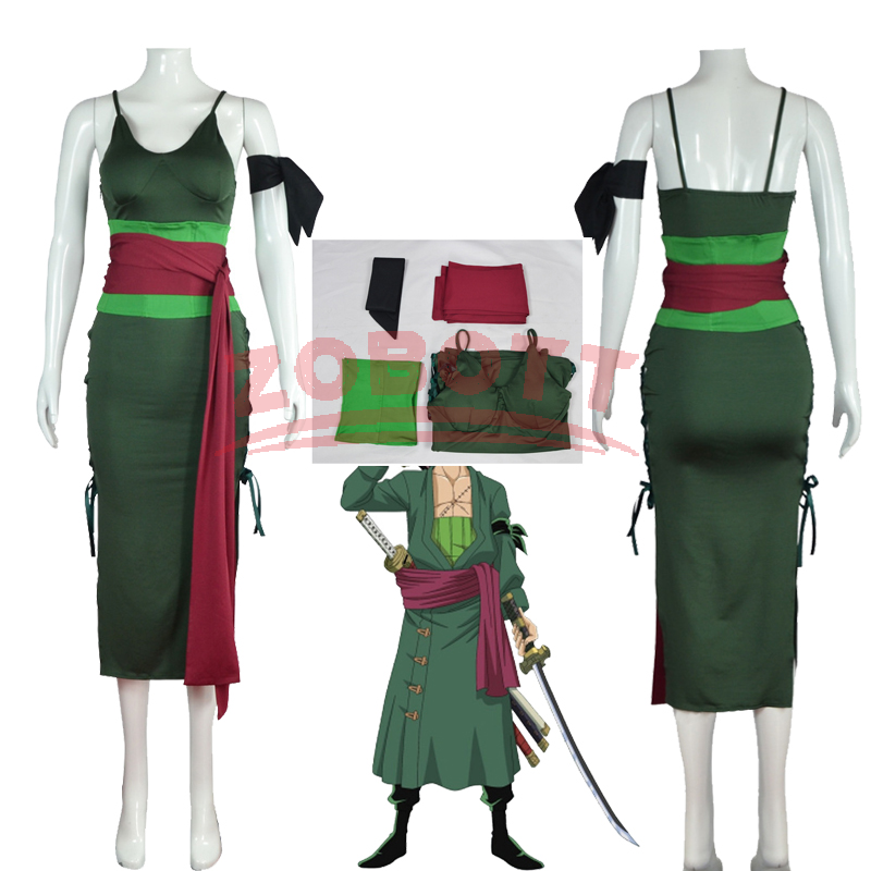 Anime Roronoa Zoro Cosplay Kos - Anime Zoro Cosplay Female recensie en prijs