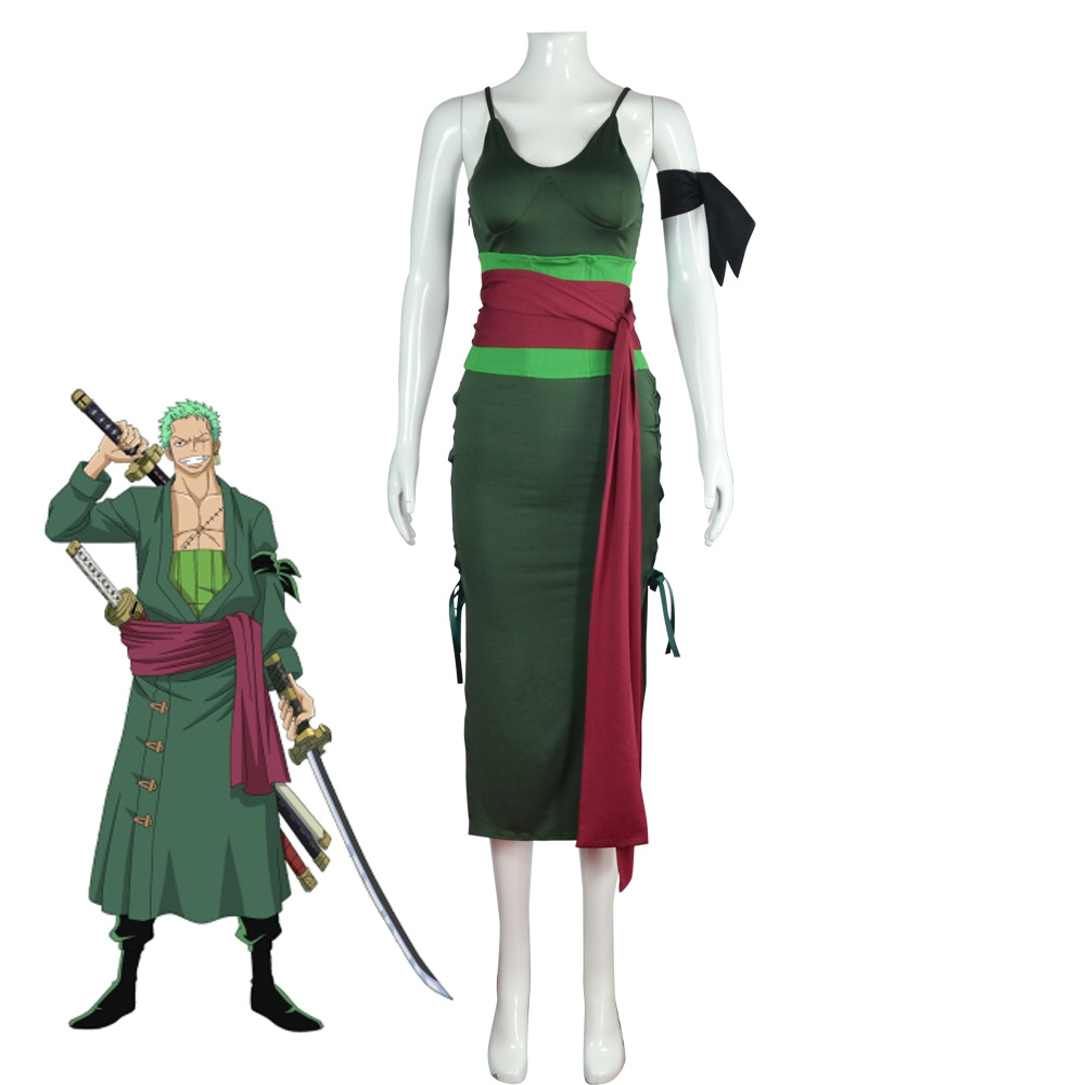 Anime Roronoa Zoro Cosplay Kos - Anime Zoro Cosplay Female recensie en prijs