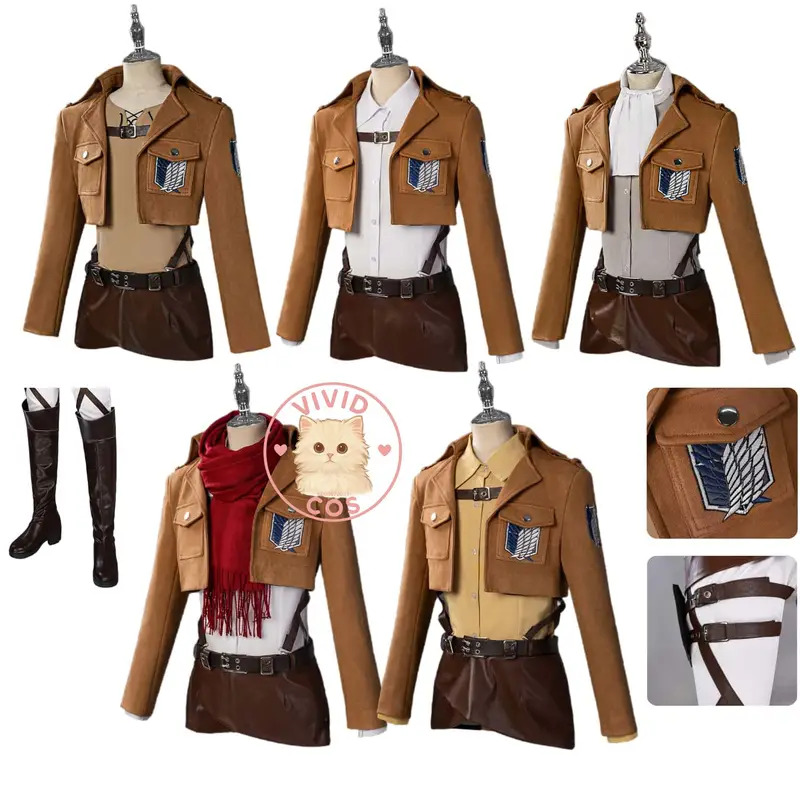 Aanval op Titan cosplay kostuu - Attack Titan Cloak recensie en prijs