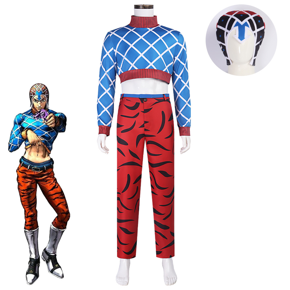 Anime JoJo Guido Mista Cosplay - Cosplay Anime Jojo recensie en prijs