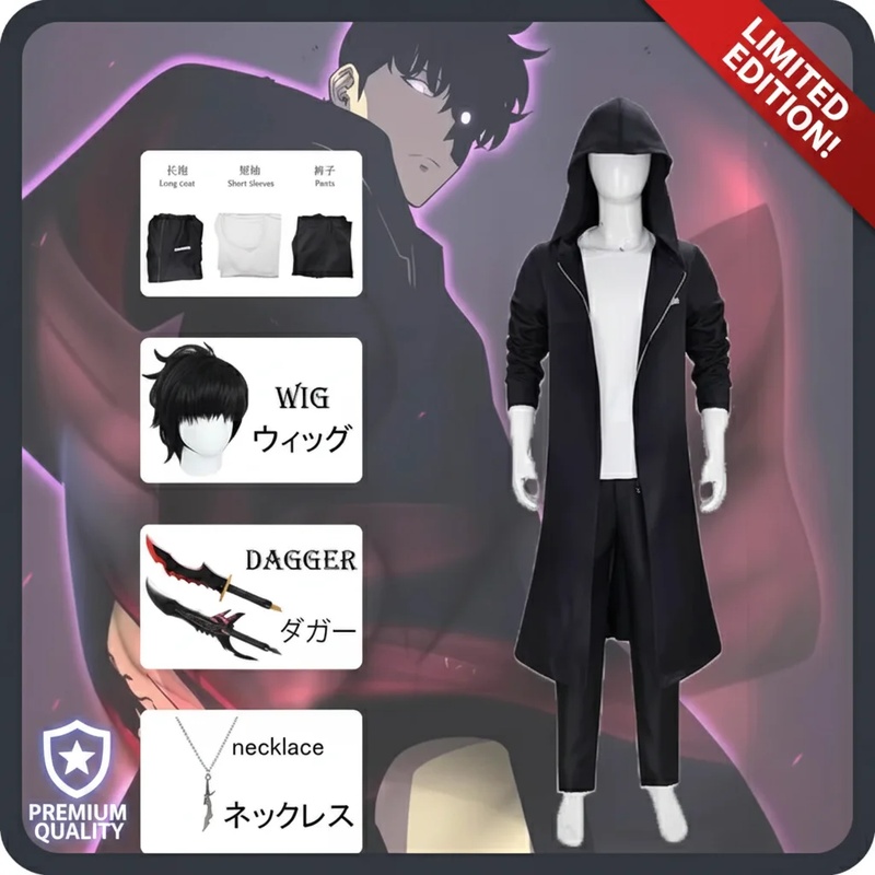 COSSung Jinwoo Solo Leveling C - Cosplay Anime Solo recensie en prijs